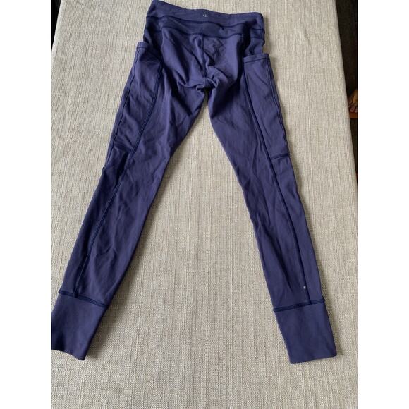 LULULEMON Sun Salutation Pants *Full-On Luon Cadet Blue 4 - Picture 6 of 7